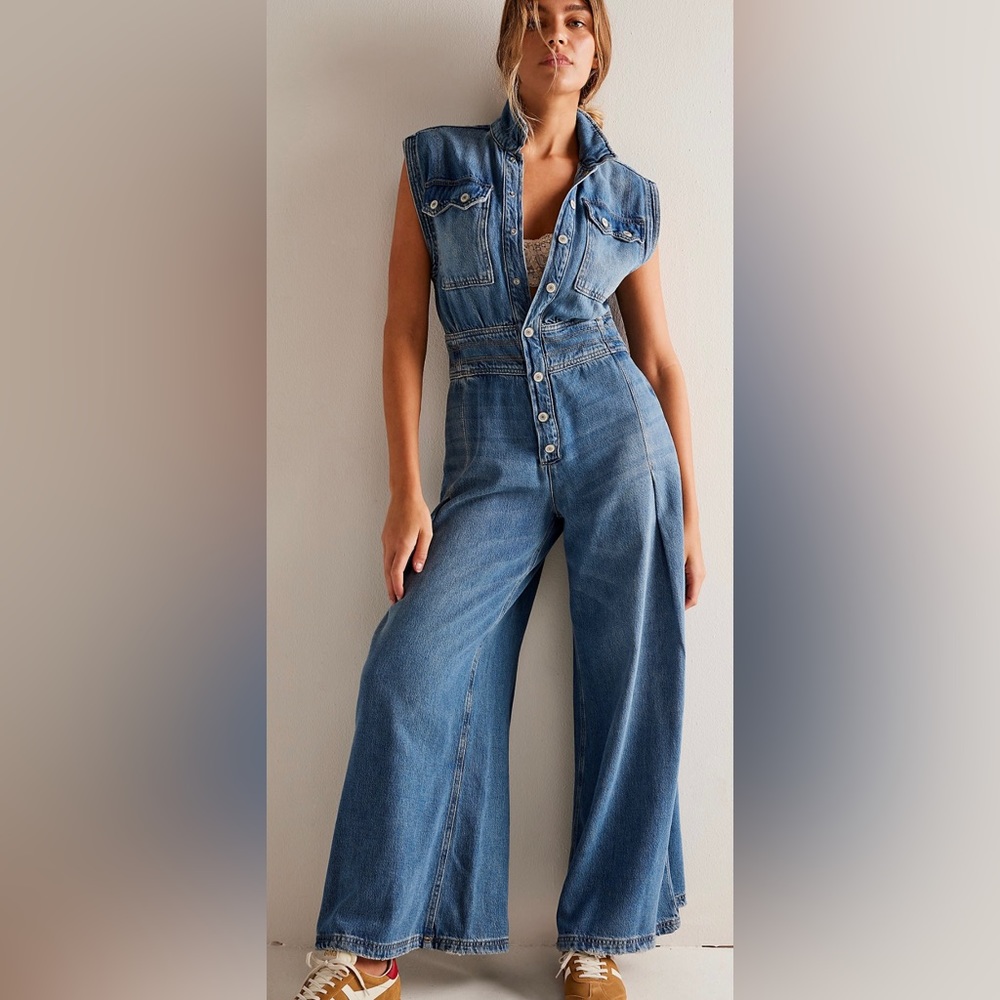 Free People Badlands Coverall Jumpsuit